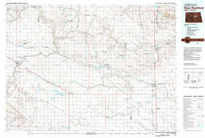New Rockford topographical map