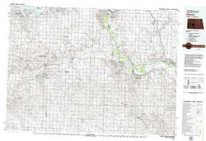 Hazen 1:250,000 scale USGS topographic map 47101a1