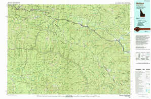 Wallace 1:250,000 scale USGS topographic map 47115a1