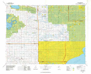 Grygla 1:250,000 scale USGS topographic map 48095a1