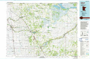 Hallock 1:250,000 scale USGS topographic map 48096e1
