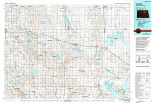 Leeds 1:250,000 scale USGS topographic map 48099a1