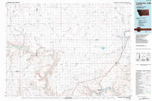 Lonesome Lake 1:250,000 scale USGS topographic map 48110a1