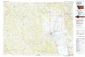 Kalispell 1:250,000 scale USGS topographic map 48114a1