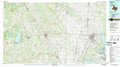 Denton USGS topographic map 33097a1