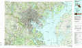 Baltimore USGS topographic map 39076a1