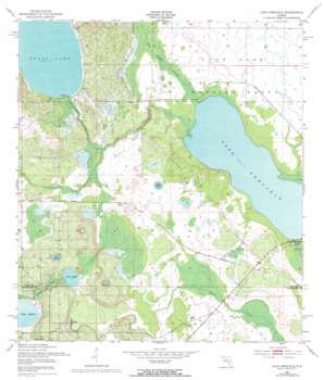 Lake Arbuckle topo map