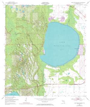 Lake Weohyakapka USGS topographic map 27081g4
