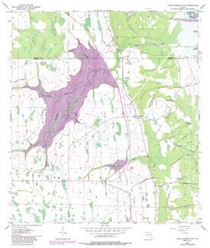 Lake Poinsett SW USGS topographic map 28080c8