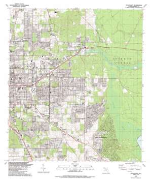 Ocala East USGS topographic map 29082b1