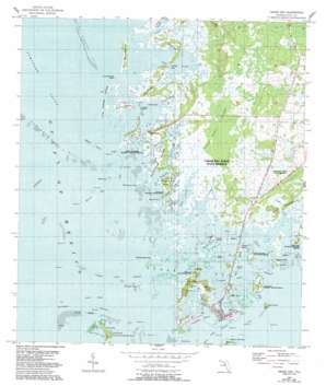Cedar Key USGS topographic map 29083b1