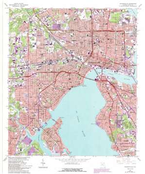 Jacksonville USGS topographic map 30081c6