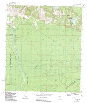 Wacissa USGS topographic map 30083c8