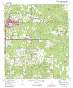 De Funiak Springs East USGS topographic map 30086f1