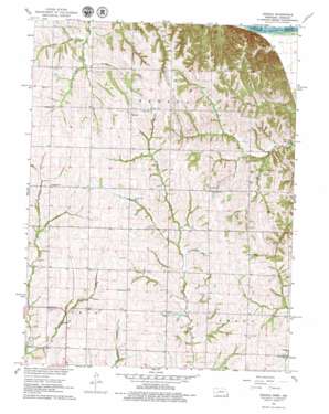 Barada USGS topographic map 40095b5