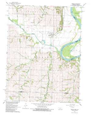 Nemaha USGS topographic map 40095c6