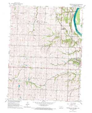 Nebraska City NW USGS topographic map 40095f8