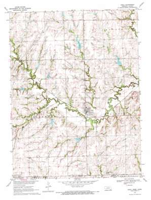 Odell topo map