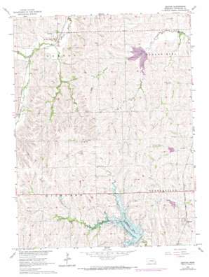 Denton USGS topographic map 40096f7