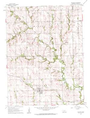 Western topo map