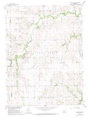Friend SE USGS topographic map 40097e3