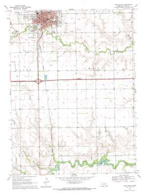 York South USGS topographic map 40097g5