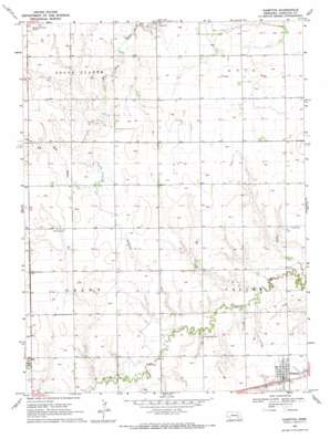 Hampton USGS topographic map 40097h8