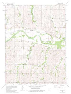 Burr Oak NW USGS topographic map 40098a4