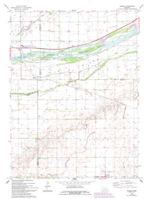 Denman USGS topographic map 40098f6