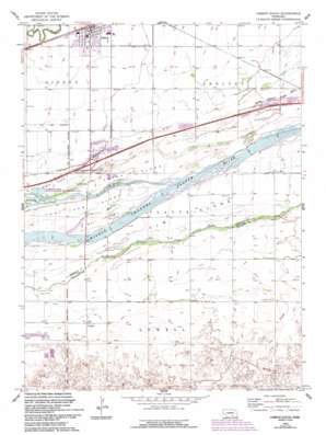 Gibbon South USGS topographic map 40098f7