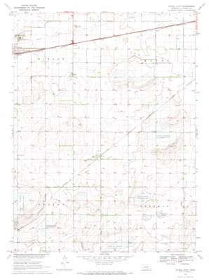 Axtell East topo map