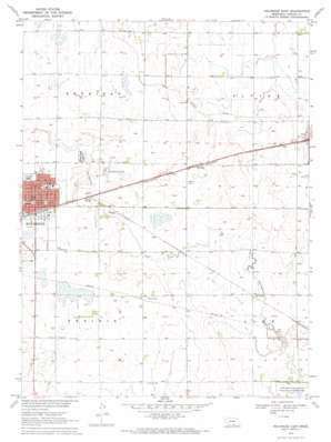 Holdrege East USGS topographic map 40099d3