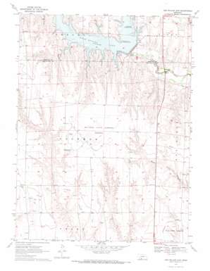 Red Willow Dam USGS topographic map 40100c6