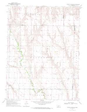 Burger Canyon SE USGS topographic map 40100c7