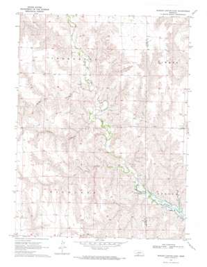 Burger Canyon East USGS topographic map 40100d7