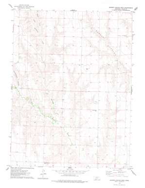 Burger Canyon West USGS topographic map 40100d8