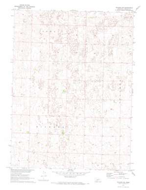 Dickens Nw topo map