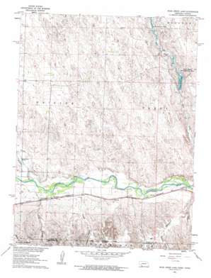Rock Creek Lake topo map