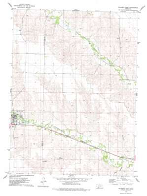 Wauneta East USGS topographic map 40101d3