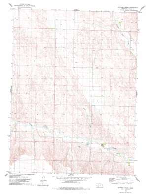 Dittons Creek topo map