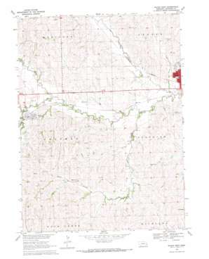 Wahoo West topo map
