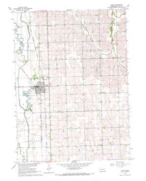 Lyons USGS topographic map 41096h4