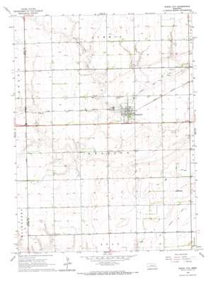 Rising City USGS topographic map 41097b3