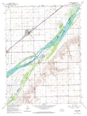 Clarks USGS topographic map 41097b7