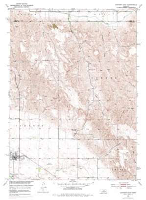 Sargent East topo map