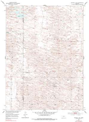 Burwell Nw topo map