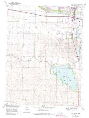 Lake Maloney USGS topographic map 41100a7