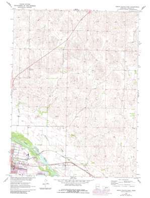 North Platte East topo map