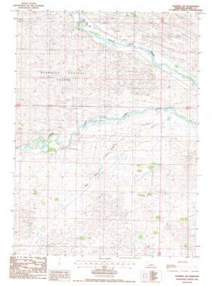 Dunning Sw topo map
