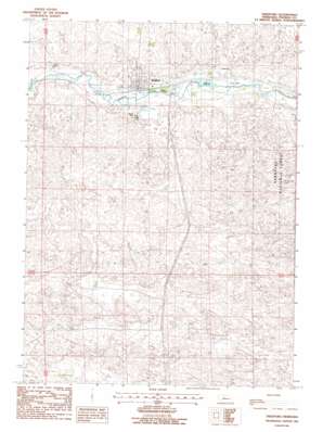 Thedford topo map